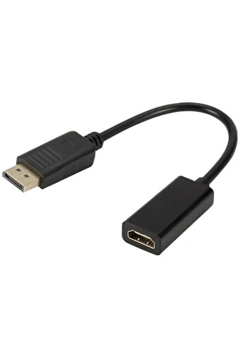 Choice Black DisplayPort To HDMI-Compatible Adapter Cable 1080P DP Male to HDMI-Compatible Female Video Con