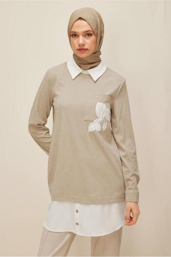 Alvina Shirt with Garnish Tunic 46006