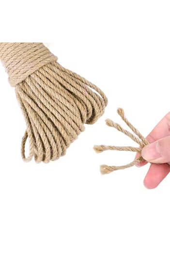 Choice 6mm 10m Hemp rope Pet Hemp Rope, Cat Scratch Board Sword Hemp Rope Accessories, Protective Cat Scrat