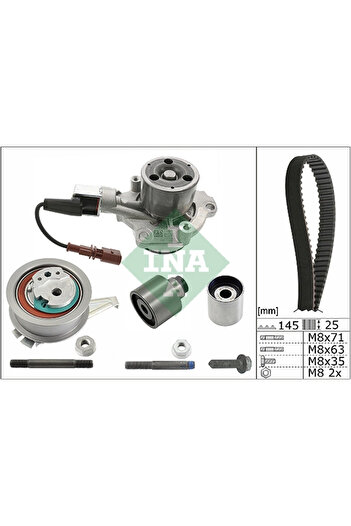 İna Water pump + timing belt kit AUDI A5 (F53 F5P) 2016-2021