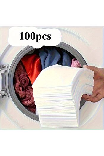 Choice White 100pcs 100pcs Color Capture Sheets - Anti-Dye Transfer Paper for Washing Machines, Prevents Co