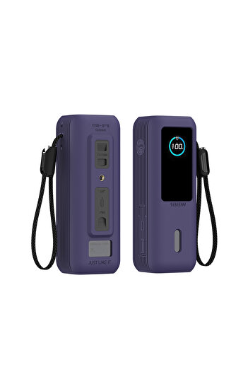 Choice purple Sikai Eco-Friendly Silicone Portable Charger Case for Anker zolo 2in1 165W PowerBank Shockpro