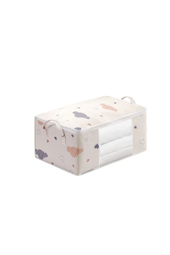 Choice beige M Large Capacity Multi-Purpose Storage Bag with Handles, Dustproof Moisture-Resistant Odorles