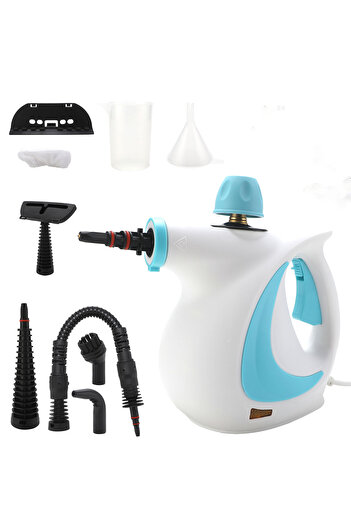 Choice Blue US (110V) Pressurized Handheld Steam Cleaner for Home - Portable Multi-purpose High Pressure De