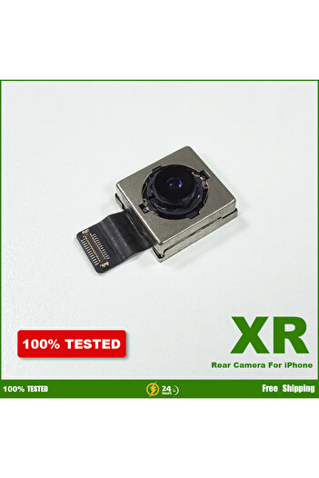 Choice Rear Camera For XR For iPhone Rear Camera XR Back Camera Replacement Lens Metal Case Flex Cable For