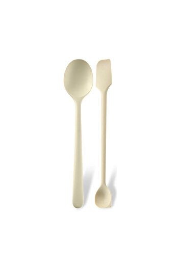 Choice 2Pcs White 2/8Pcs Silicone Spoon Small Spoon Jam Spoon Heat Resistant Easy To Clean Non-stick Rice S