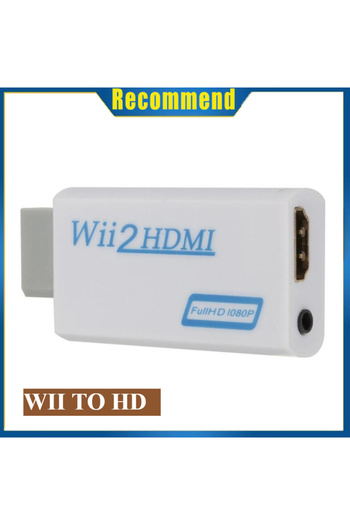 Choice B WII To HDMI Converter Full HD 1080P WII To HDMI Wii 2 HDTV Converter Wii To HDMI Adapter 3.5mm Au.