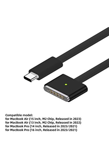 Choice magsafe3 2m HS 2M USB Type C to Magsafe 3 Magnetic Charger Cord Laptop Charging Cable Converter PD 1