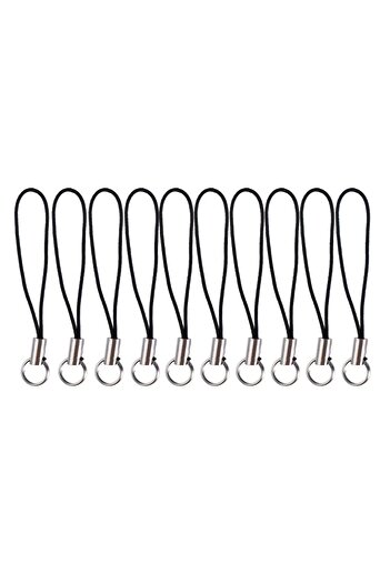 Choice 10Pcs Style A 10Pcs Phone Hanger Clips Key Holder Bag Key Ring DYM Phone Lanyard String Phone Lanyar