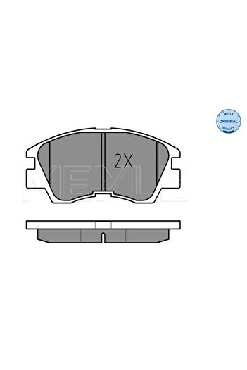 MEYLE Brake pad set front axle disc brake MITSUBISHI L 300 / DELICA II platform / chassis (L03_P)
