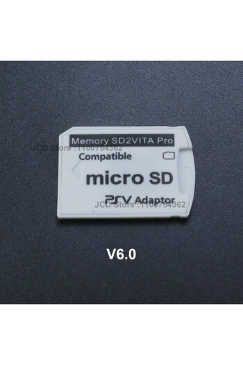 JCD V6.0 For Psvita PSV 1000 2000 Memory SD2vita Pro Compatible SD TF Card Adaptor V2.0 V3.0 V5.0 V6