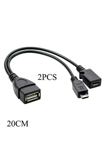 Choice 2pcs 2 in 1 OTG Cable Replacement for Fire Stick 4K Compatible with Android Phone Tablet Micro USB H