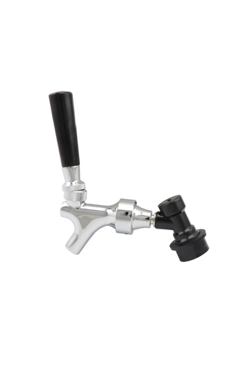 Choice US Type Tap Adjustable Draft Beer Tap With Liquid Ball Lock Disconnect Chrome Plating Flow Control B