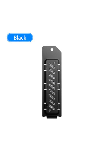 Choice غطاء غبار أسود لمشتت الحرارة لجهاز PS5 Slim/Pro، فتحة تمديد M.2 SSD لتبديد الحرارة، قابل للتهوية