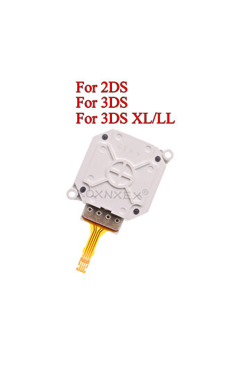 Choice لـ 3DS XL XOXNXEX قطعة واحدة من عصا التحكم التناظرية ثلاثية الأبعاد وقطع غيار عصا الإبهام لجهاز نينتندو 2DS الجديد 3DS XL
