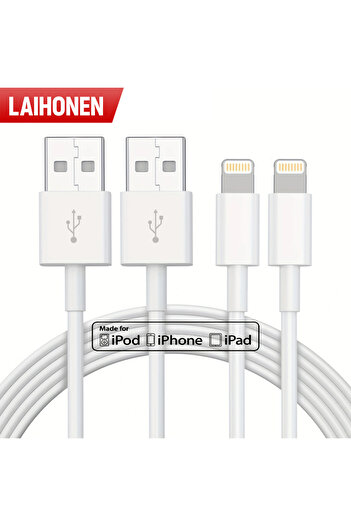 Choice 1m 2PCS Wite 1/2 PCS USB Cable MFI certified for iPhone Charger Cord USB to Ligtning Chargers Cable