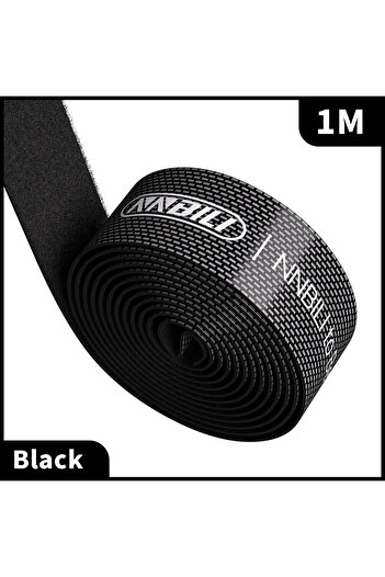 Choice Black-1m NNBILI Cable Organizer Management Wire Winder Tape Earphone Mouse Cord Management Ties Prot