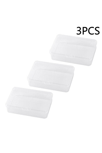Choice 3PCS Transparent 1/3pcs Transparent Plastic Boxes Playing Cards Container Storage Case Packing Poker