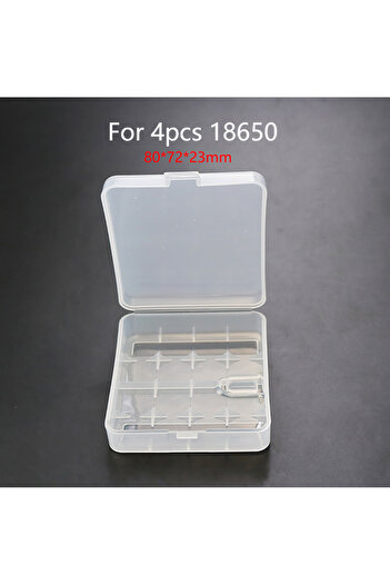 JCD 877 Hard Plastic 18650 Battery Storage Boxes Case Holder With Clip For 1/2/4/8x 18650 4x16340 Rechar