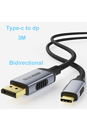 Choice Bidirectional 3M 8k@60Hz type-c to DisplayPort cable 4k@144Hz Bidirectional/Non Bidirectional DP1.4