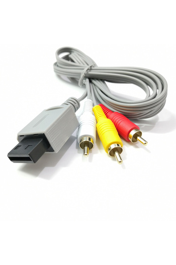 Choice 1.8m for WII AV Cable for Nintendo WII Game Console Composite Audio Video RCA Extention Wire 1.8m Pl