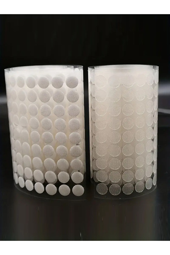 Choice A0369- 500 Pairs 10mm 10mm 500 Pairs of round Velcro Transparent Ultra-thin Strong Self-adhesive Kin