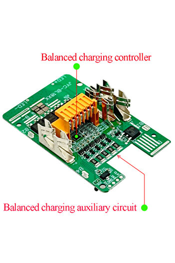 Choice For Makita 18V Li-ion Battery Case BL1830 BMS PCBA Balance Charge Protection Circuit Board Electr...