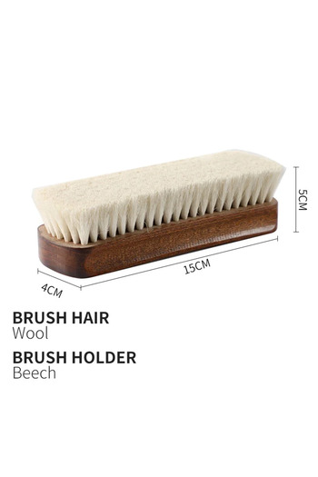 Choice wool Shoe brush wool hair leather care shoe polish boot cleaner shoe care Multifunctional Soft wool