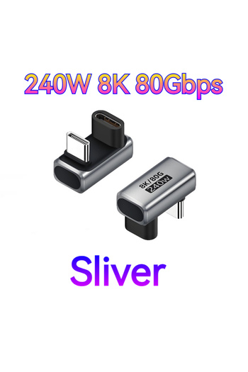 Choice AD264 240W USB Type C Converter Metal 80Gbps 8K Video Output Fast Charging Data Sync USB-C Adapter f