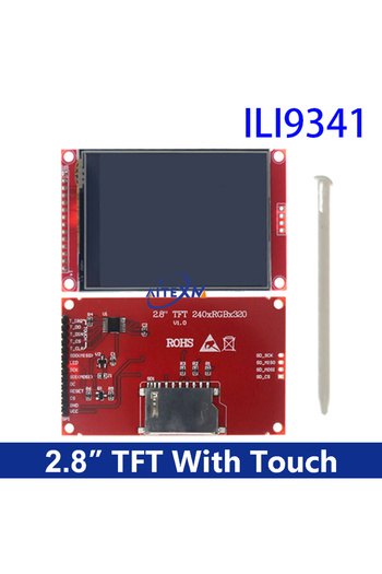 Choice 2.8 - ILI9341 SPI Serial Display With Touch 1.8 2.4 2.8 Inch SPI TFT LCD ILI9341 ST7789 Driver Chip