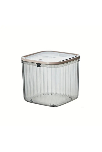 Choice L Transparent Grey 1 Piece of Transparent Mini Desktop Storage Box with Pop-Up Cover Waterproof Mult