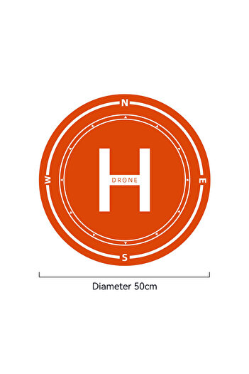 Choice 50cm Drone Landing Pad Waterproof Fast-Fold Helipad for DJI NEO/Mavic 3/Pro Air 2s/Mavic Air 2 Mini