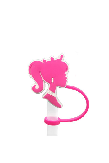 Miniso 1pcs 1-33PCS Barbie Doll Straw Cover Cap 10MM Drink Straw Plug Reusable Splash Proof Drinking