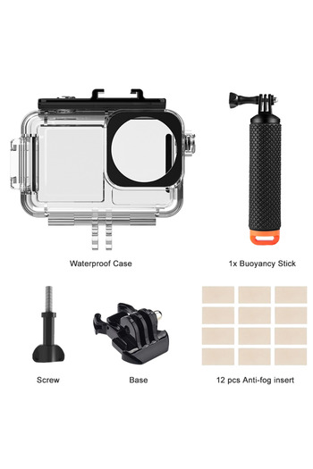 Choice Set 2 ACTION 5PRO/4/3 Waterproof Case 40M Deep Diving Underwater Housing Shell for DJI Osmo Action 5