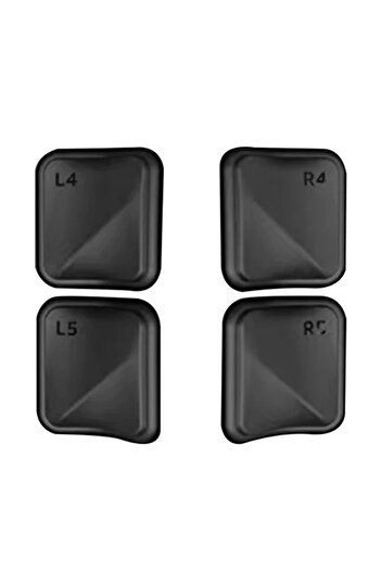 Choice black Back Button Enhancement Set for Steam Deck Non-Slip Pad Grip Improvement Button Protective Kit