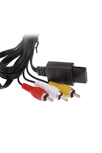 Choice black For Nintendo 64/NGC/SFC AV Audio Video A/V TV Cable Cord Wire Adapter Audio Converter For N64/