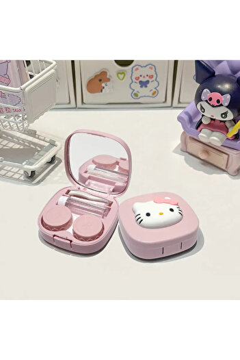 Miniso Pink collaborates on invisible Hello Kitty glasses case and daily disposable contact lens cas
