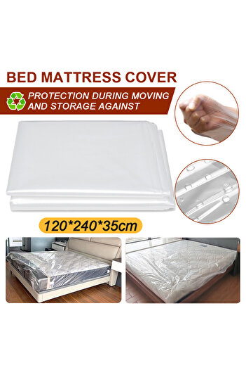 Choice 120x240x35cm Plastic Mattress Bag Moving House Protective Case Mattress Storage Cover Outdoor Travel