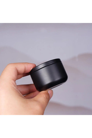 Choice Black 53x37mm 1PCS Portable Tea Can Thick Iron Vanilla Sealed Jar Spice Storage Box Deodorant Contai
