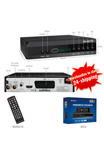 Choice JN812 H.265 Decoder JN812 H.265 TDT DVB-T2 C Digital Terrestrial TV Receiver HD DVB-T2 FTA Set Top B