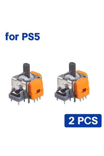 Choice لوحدة تحكم PS5-2PCS ذات تأثير هول التناظري مع مستشعر ثلاثي الأبعاد، ملحقات وحدة تحكم PS5، Thumbsti