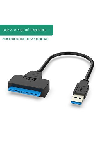 Choice Black SATA to USB 3.0 Connector Cable Up to 6 Gbps for 2.5 inch External HDD SSD Hard Drive SATA 3 2