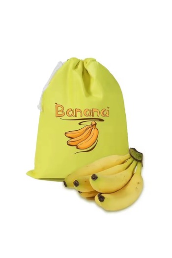 Choice Yellow Lightweight Size Fruit & Vegetable Storage Bag – Anti-Ripening Freshness Keeper, Kitchen Org