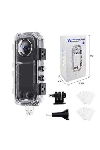Choice black Dive Case for Insta360 X4-60M Waterproof Housing Panoramic Action Camera Protective Shell Anti