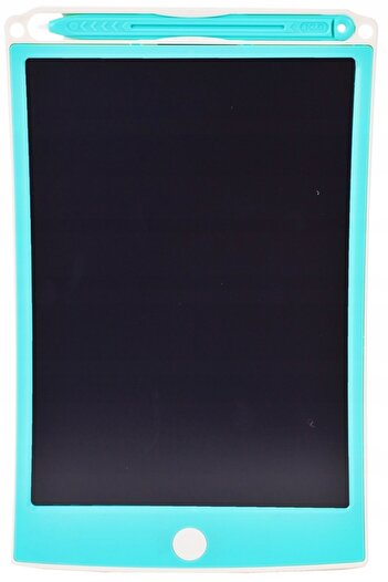 OEM LCD Digital Drawing Tablet with Eraser, 8.5 inch White/Turquoise