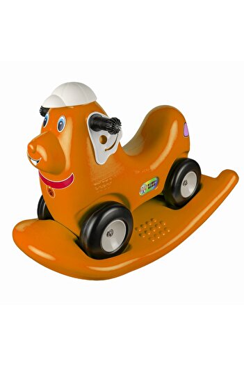 Robentoys 2-in-1 Rocking Dog, Orange -