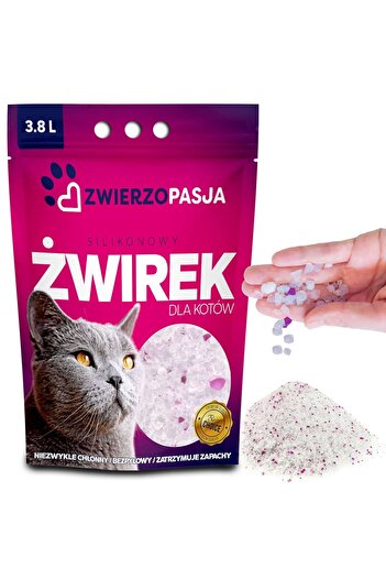 Other Silikonowy żwirek dla kota Zwierzopasja 3,8L