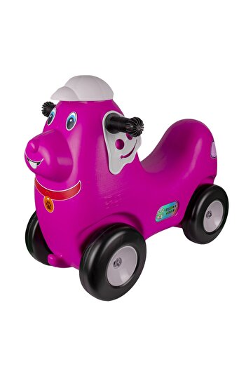 Robentoys Dog with wheels, pink -