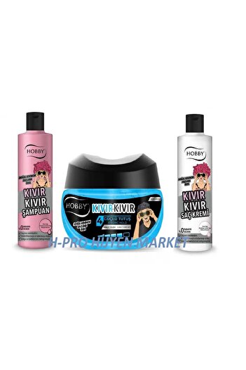 Hobby Kivir Kivir Hair Care Series, Shampoo, Conditioner and Jelly