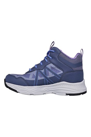 SKECHERS Pantofi sport Adventureblitz-Fu High-Top, Albastru lavandă, Gri cărbune, 36 EU